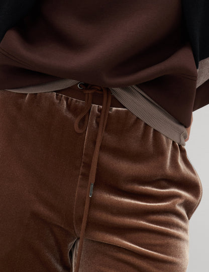 Wide Leg Kadife Jogger Eşofman Altı