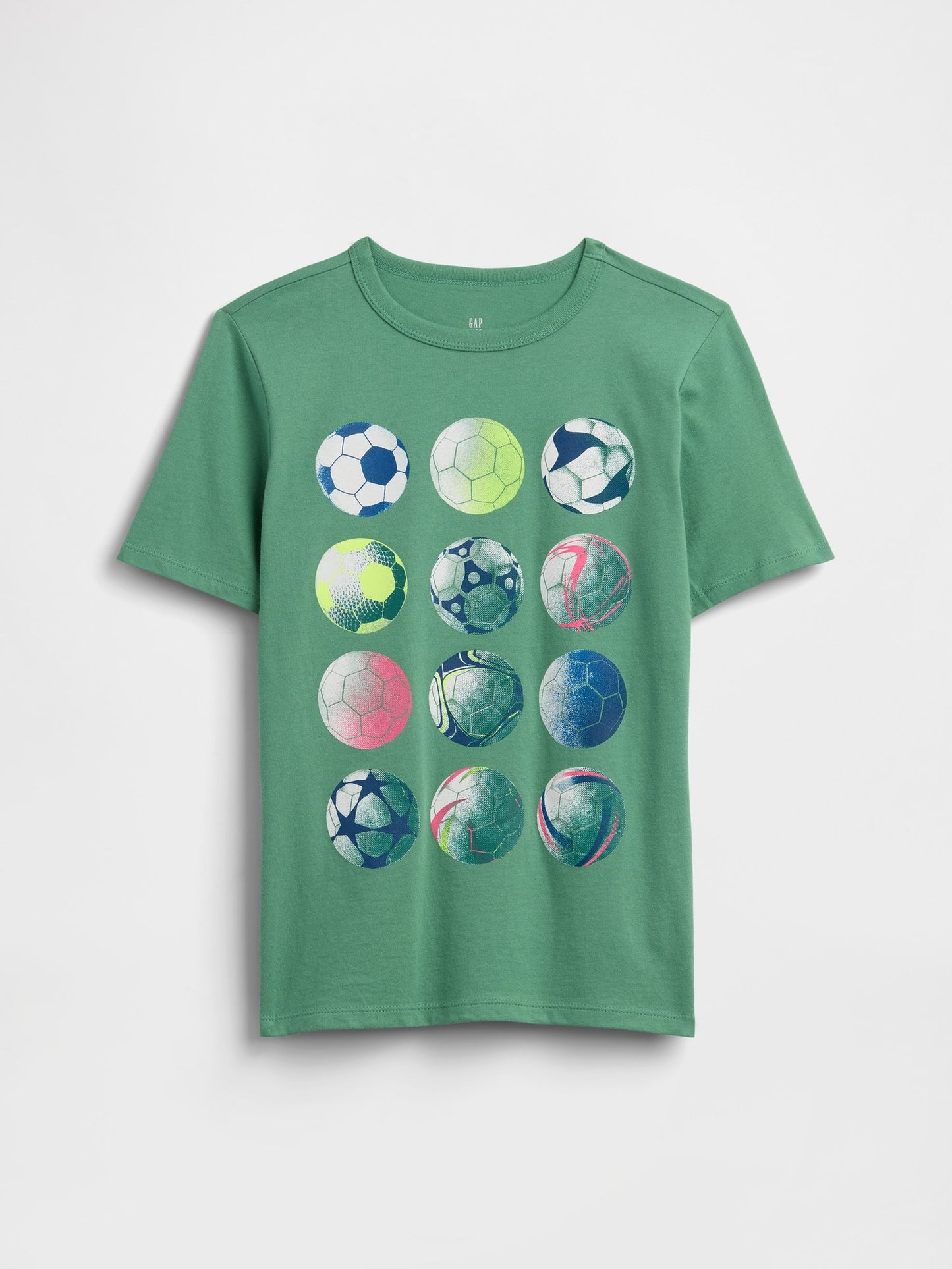 Açık Yeşil Grafik Baskılı T-shirt