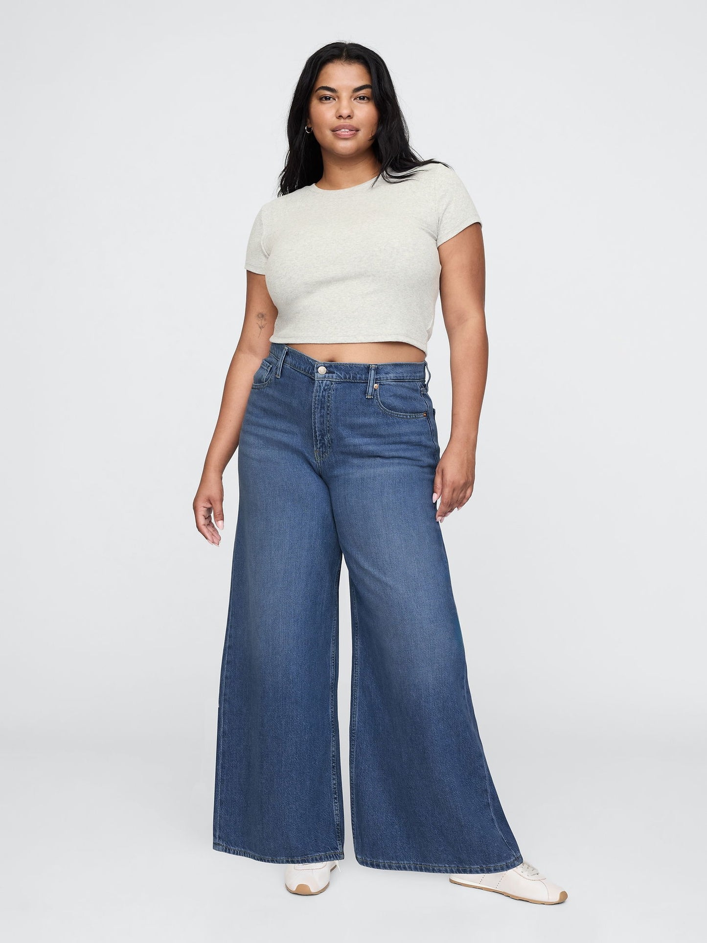 Mavi Mid Rise Ultrasoft Baggy Jean Pantolon