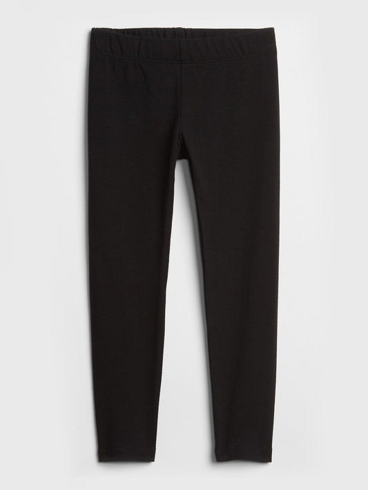 Siyah Jersey Leggings Tayt