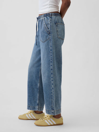 Mavi Low Rise '90s Loose Easy Crop Jean Pantolon