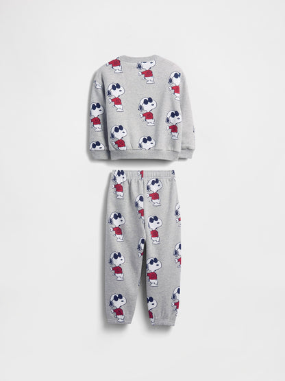 Gri Vintagesoft Snoopy Outfit Set