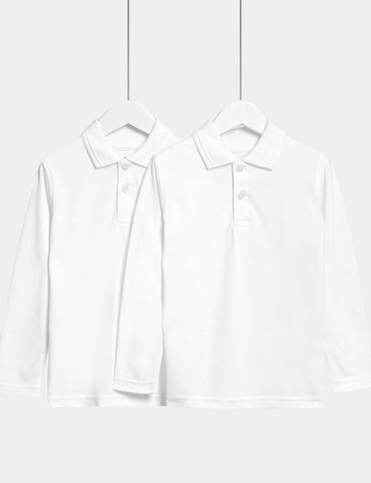 Saf Pamuklu 2'li Polo Yaka T-shirt (2-18 Yaş)