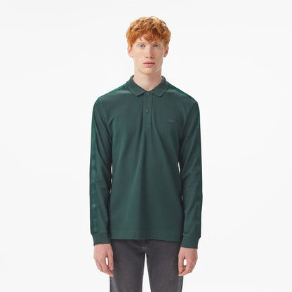 Lacoste Erkek Regular Fit Uzun Kollu Koyu Yeşil Polo