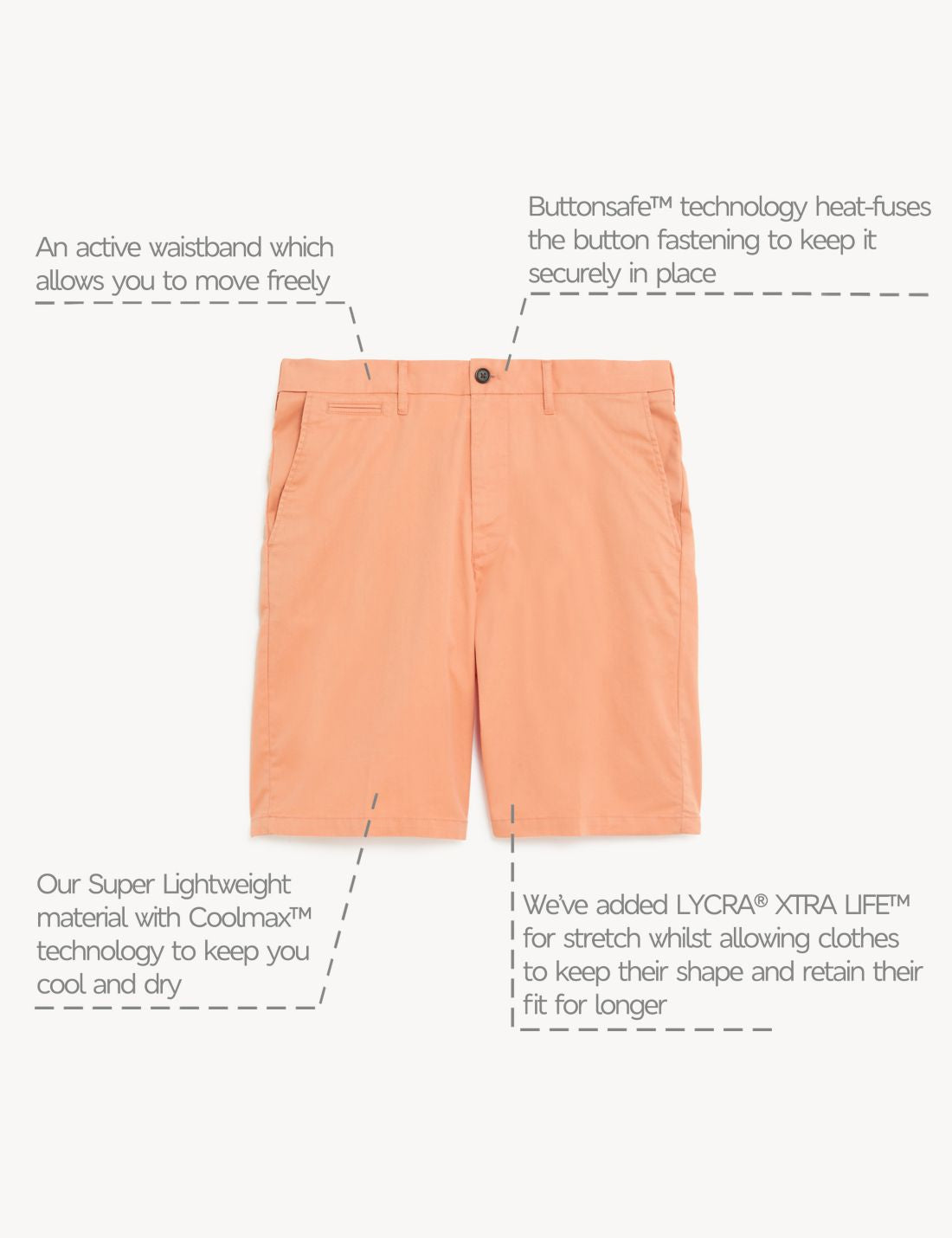 Regular Fit Chino Şort