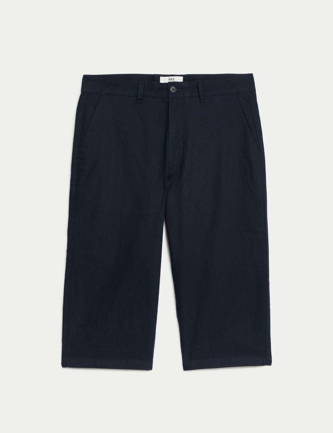 Regular Fit Keten Şort