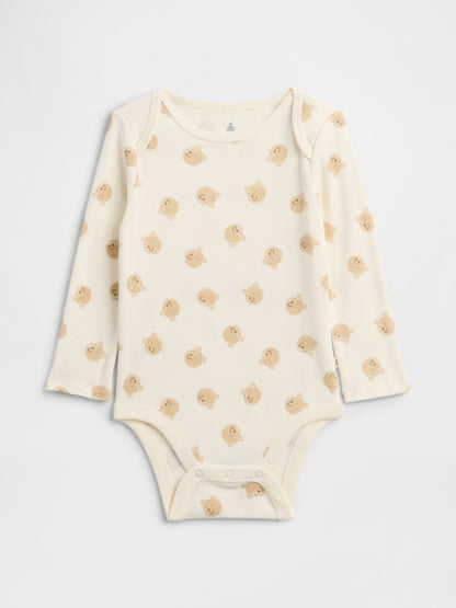 Krem Brannan Bear Detaylı Bodysuit