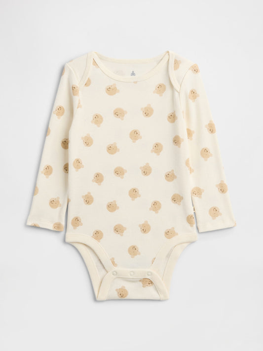 Krem Brannan Bear Detaylı Bodysuit