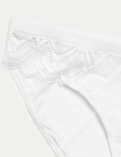 3'lü Amelia Dantelli Bikini Külot Seti