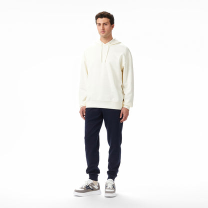 Nautica Erkek Krem Oversize Kapüşonlu Sweatshirt