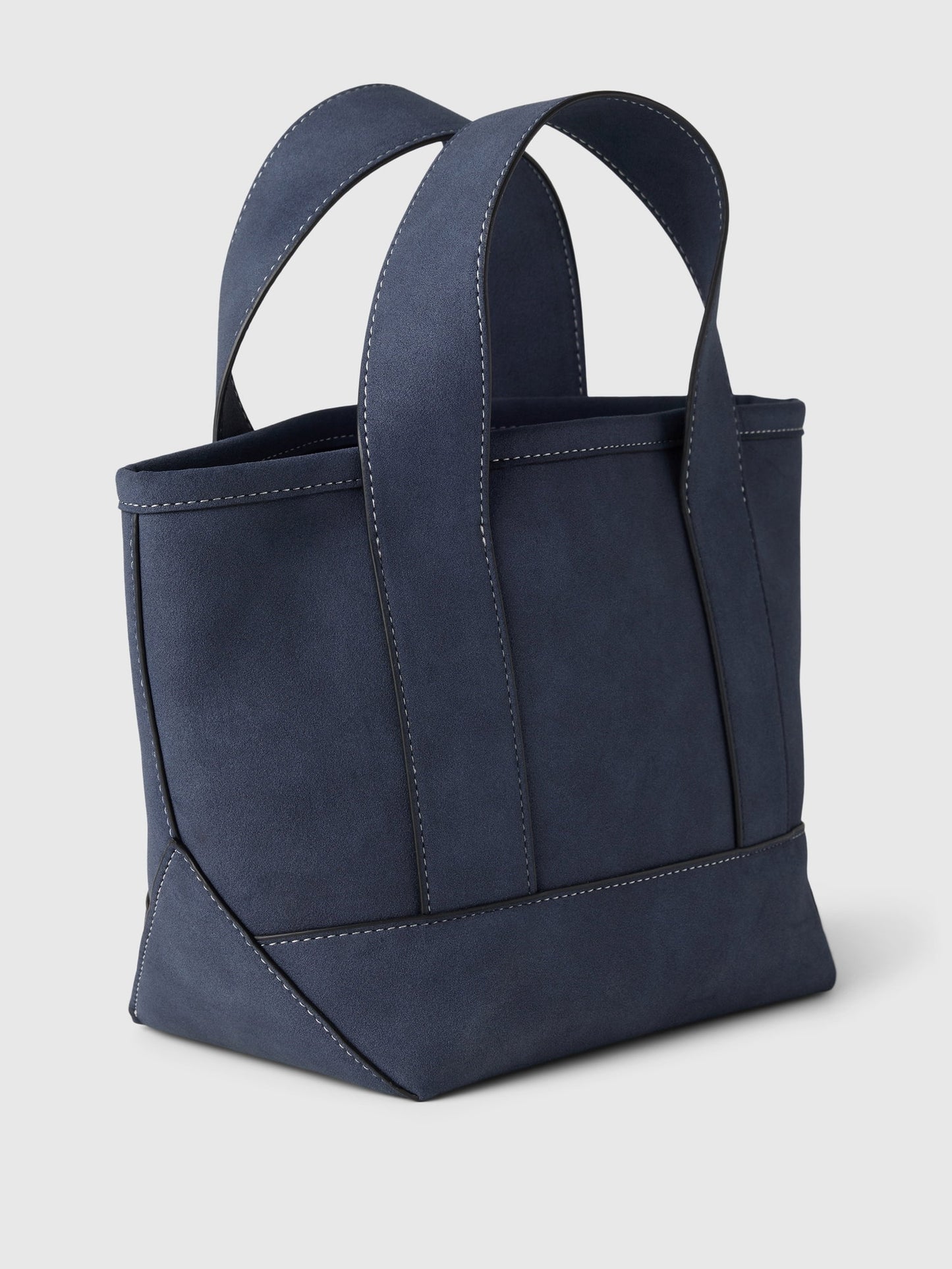 Lacivert Gap × Dôen Süet Tote Çanta