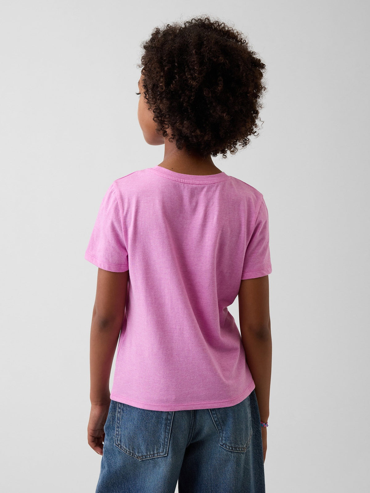 Pembe Relaxed Grafik Baskılı T-shirt
