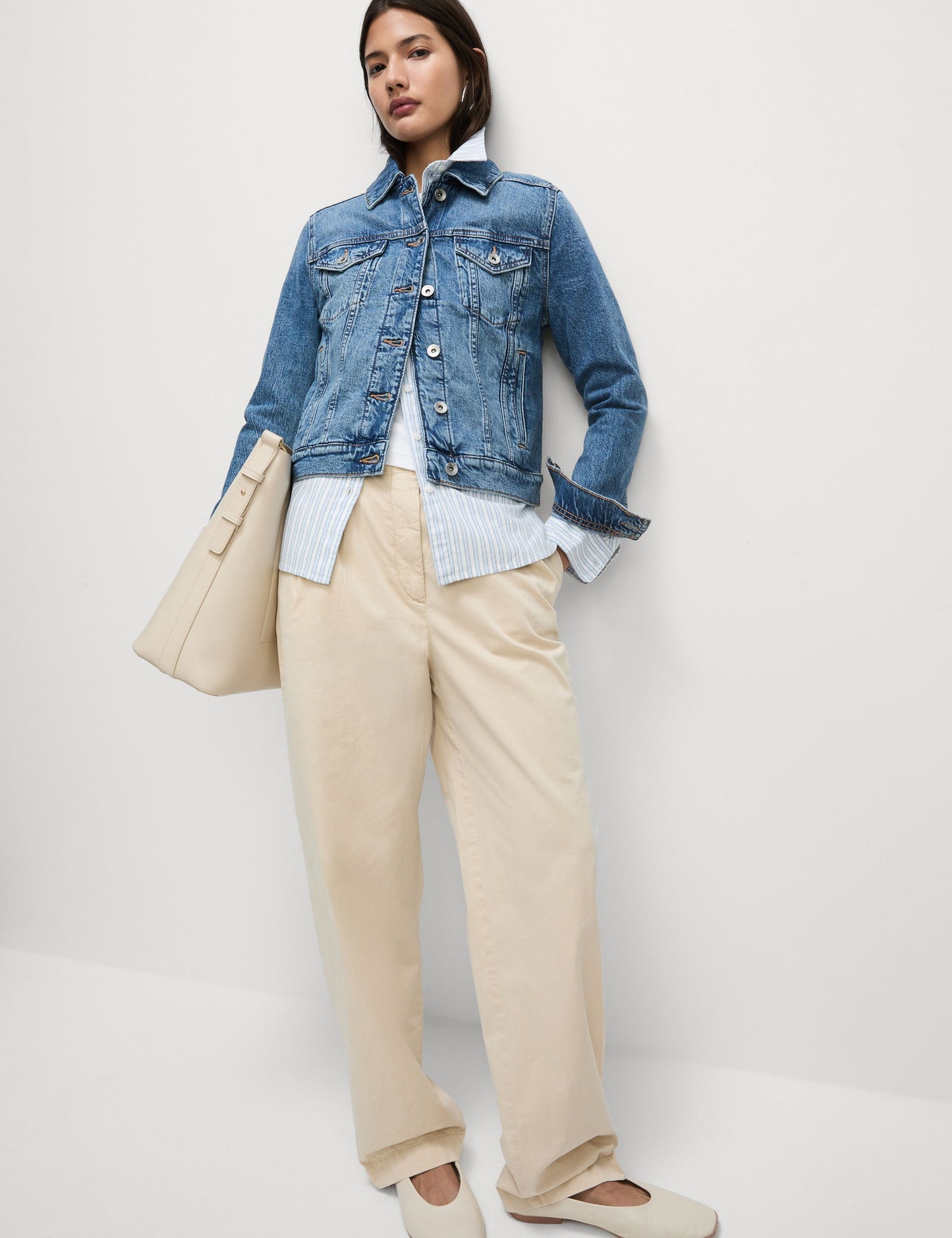 Regular Fit Denim Ceket