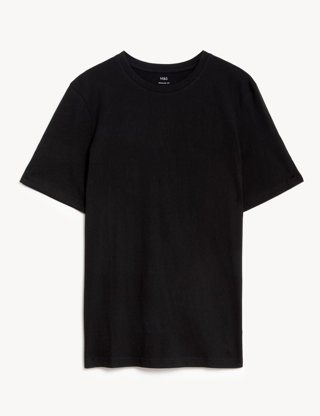 Saf Pamuklu Kısa Kollu T-shirt