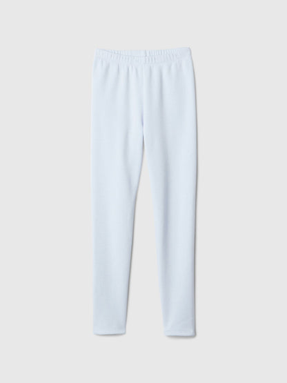 Açık Mavi Stretch Cozy Legging Tayt