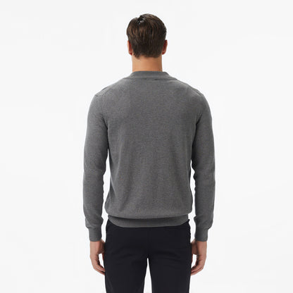 Nautica Erkek Gri Classic Fit Kazak