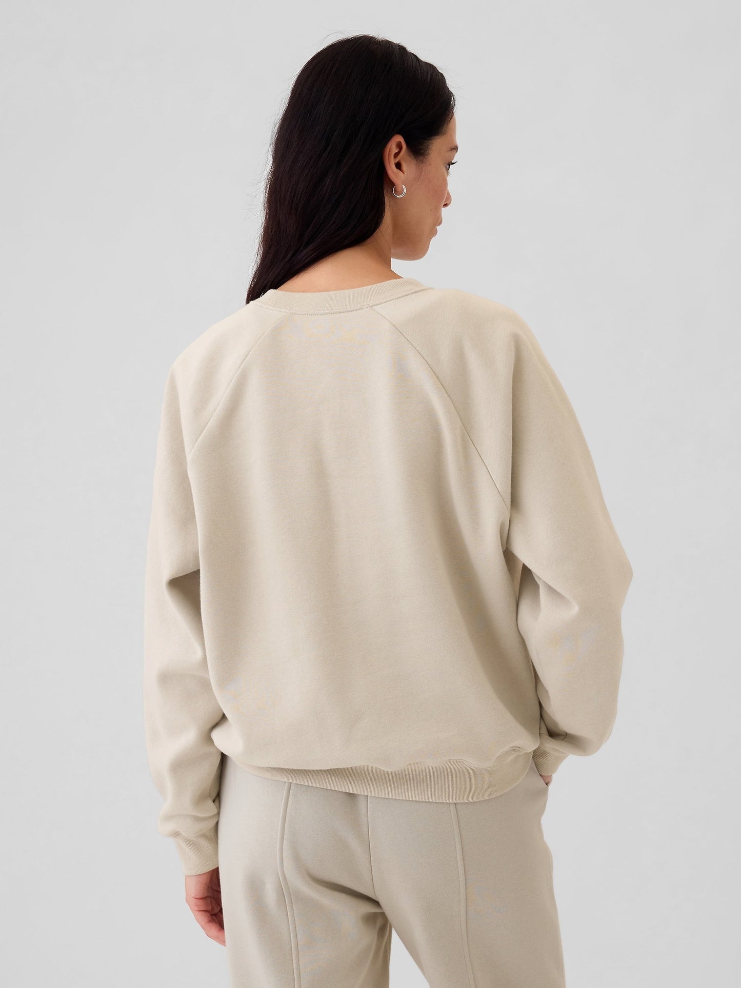 Bej Vintage Soft Raglan Sweatshirt