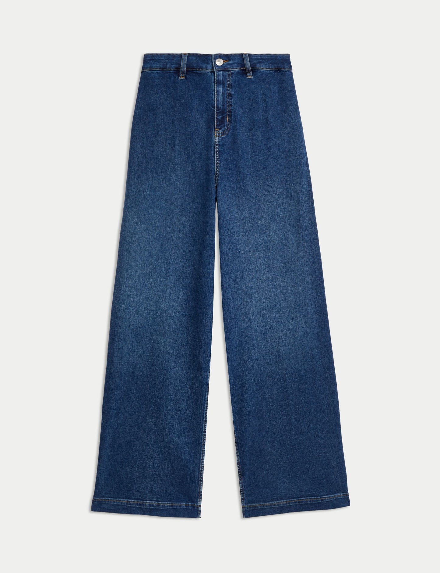 Yüksek Bel Wide Leg Grazer Jean