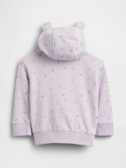 Lila Vintagesoft Terry Gap Logo Fermuarlı Sweatshirt