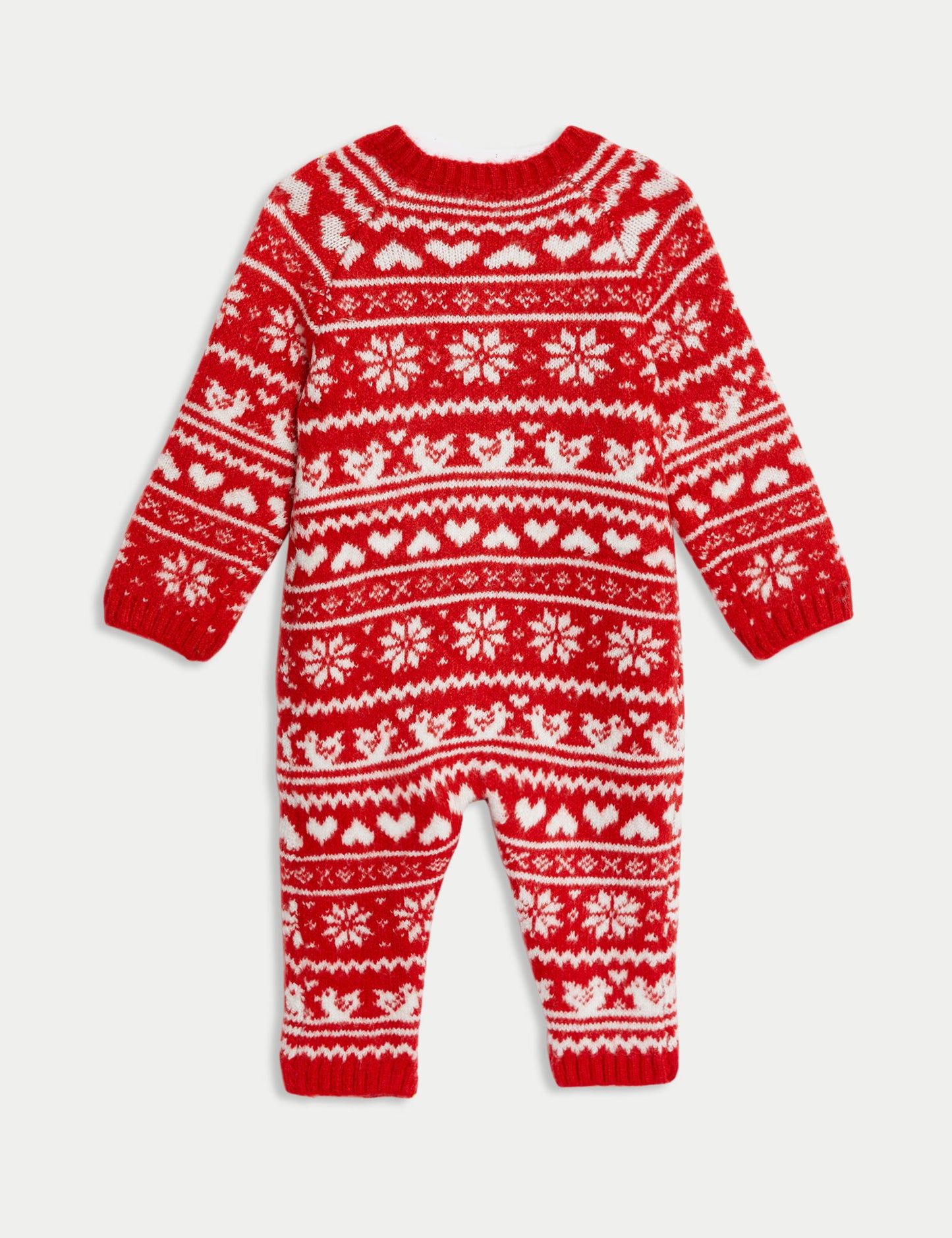 Fair Isle Noel Temalı Tulum (0-12 Ay)