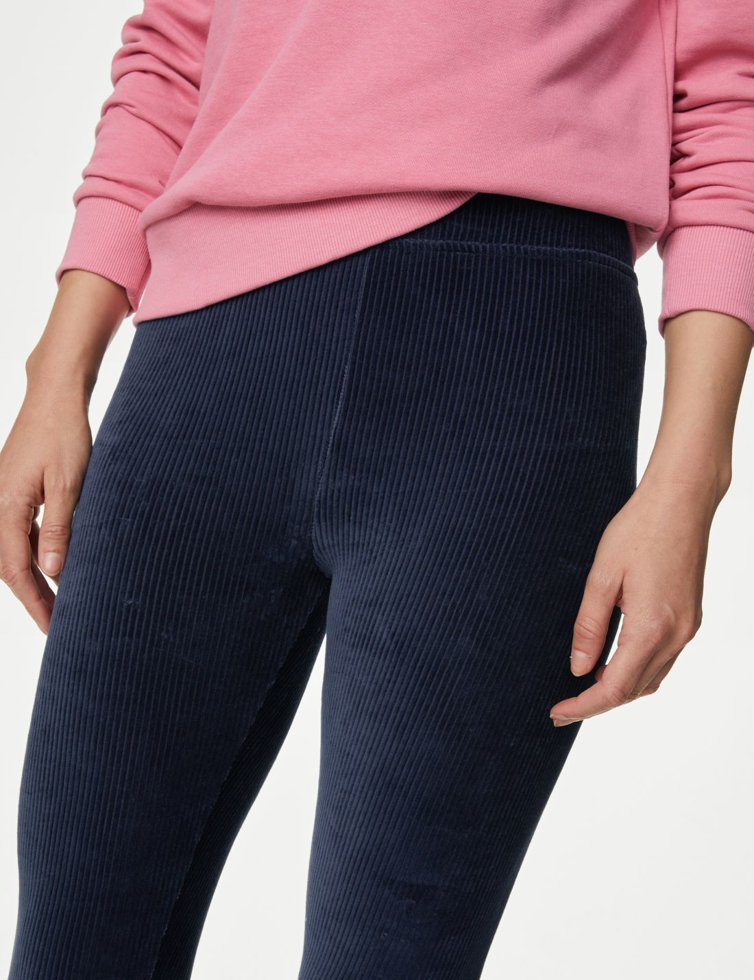 Yüksek Bel Kadife Legging Tayt
