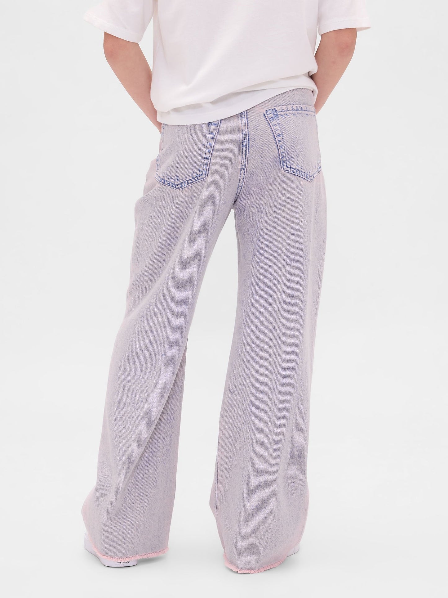 Pembe Low Rise Stride Wide-leg Jean Pantolon