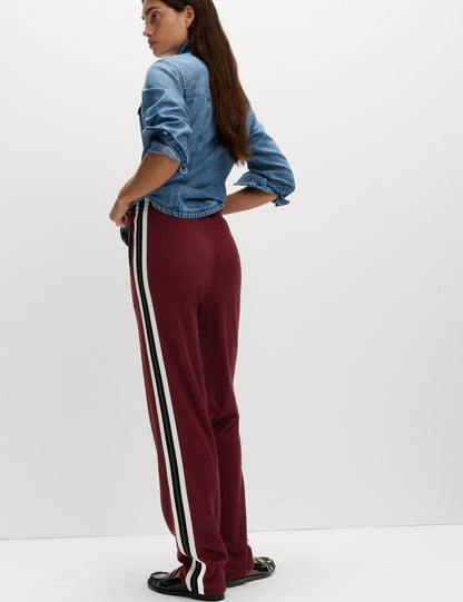 Pamuk Karışımlı Retro Yan Şeritli Jogger Pantolon
