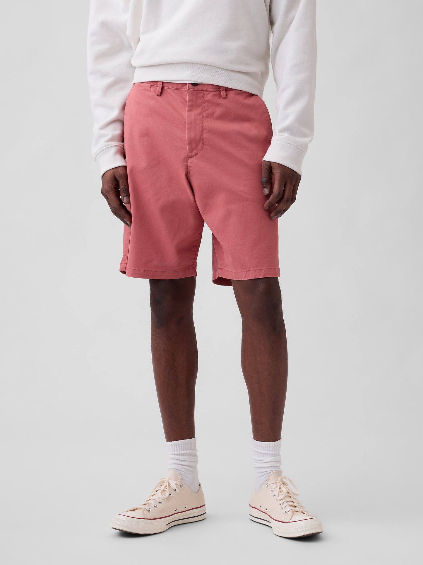 Açık Kırmızı 9 Essential Khaki Şort