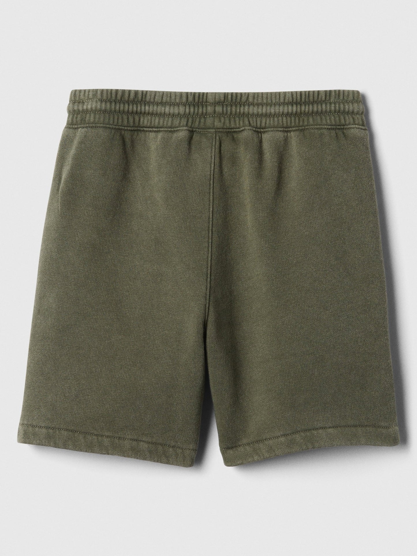 Haki Washed-fleece Pull-on Şort
