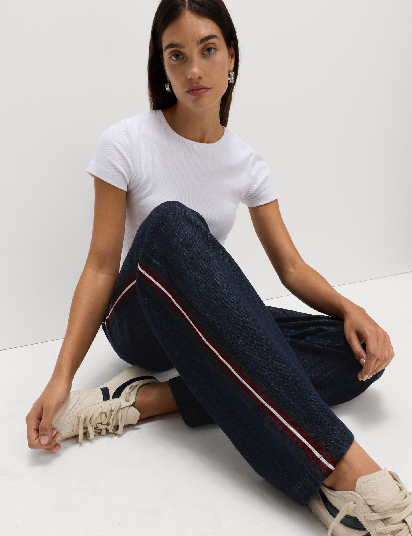 Denim Geniş Paça Pantolon