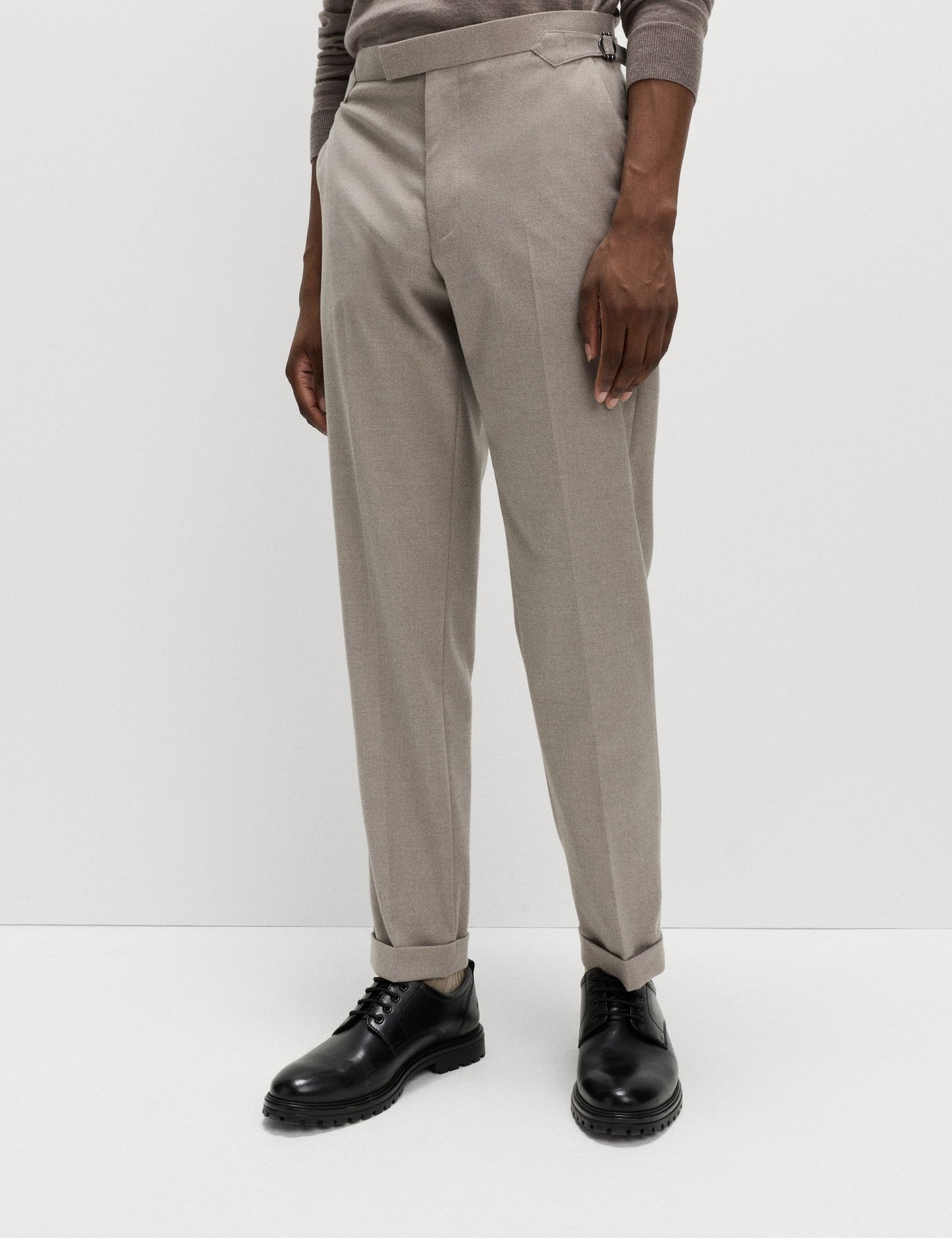 Yumuşak Dokulu Twill Kumaş Pantolon