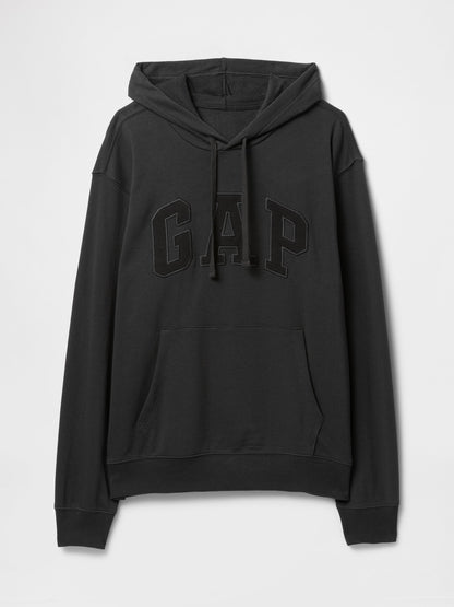 Siyah Gap Logo Fransız Havlu Kumaş Sweatshirt