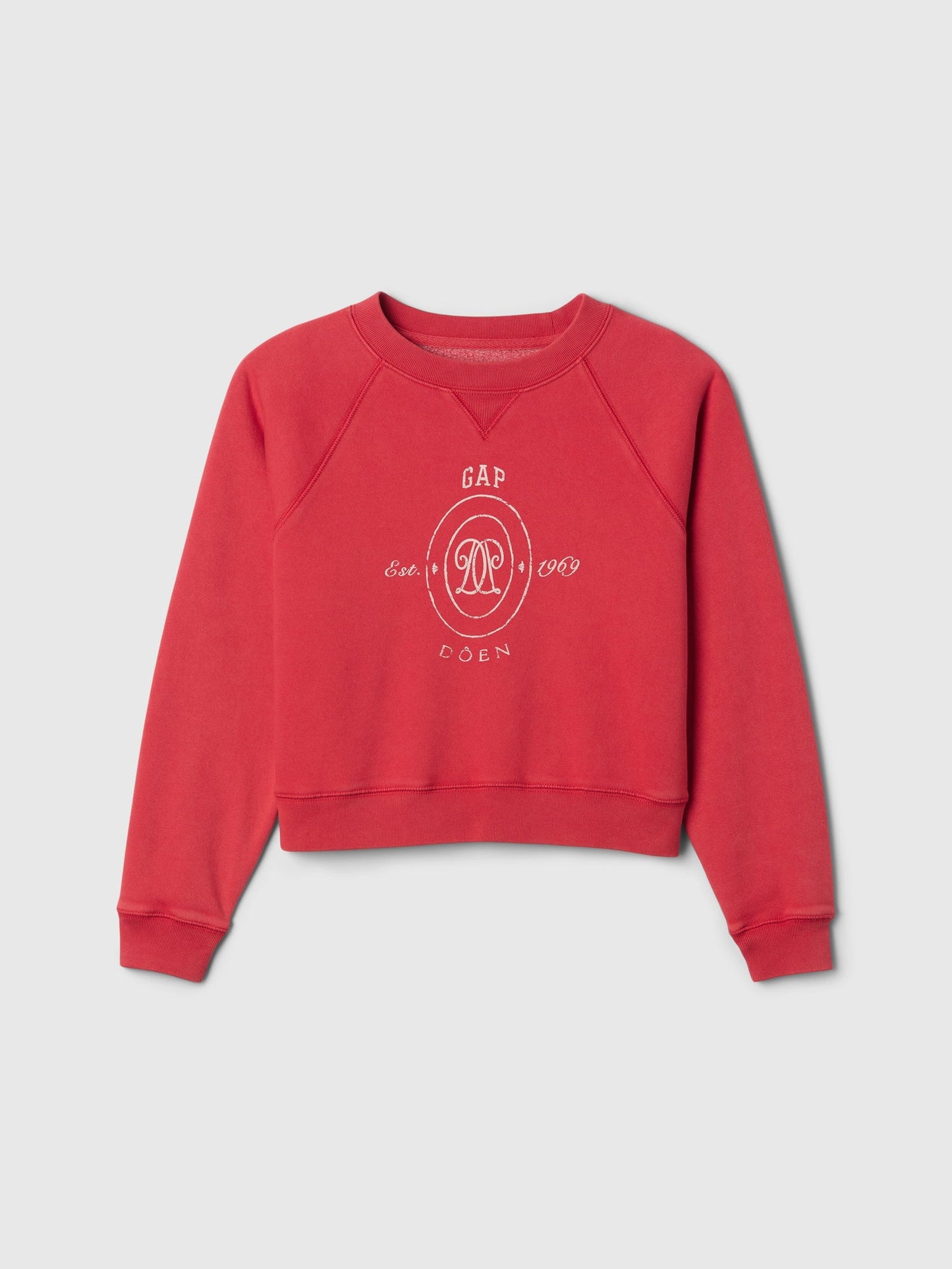 Kırmızı Gap × Dôen Logo Fleece Sweatshirt