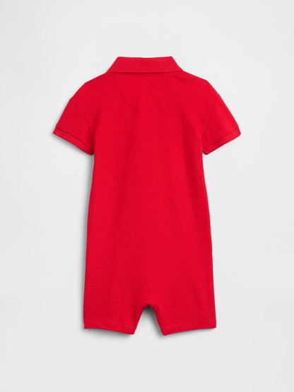 Kırmızı Brannan Bear Polo Tulum