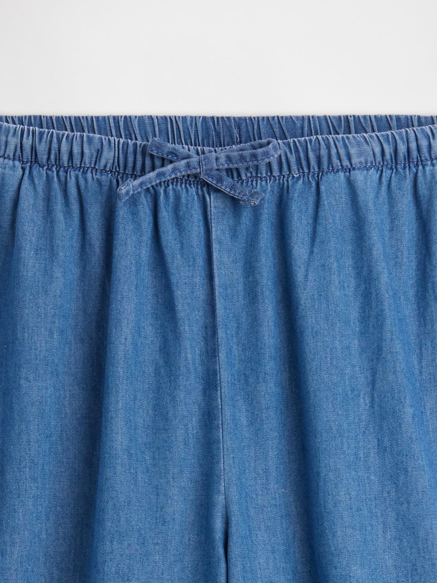 Mavi Pull-on Wide-leg Chambray Pantolon