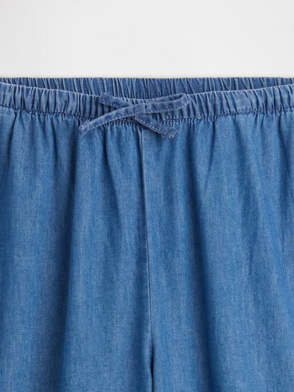 Mavi Pull-on Wide-leg Chambray Pantolon