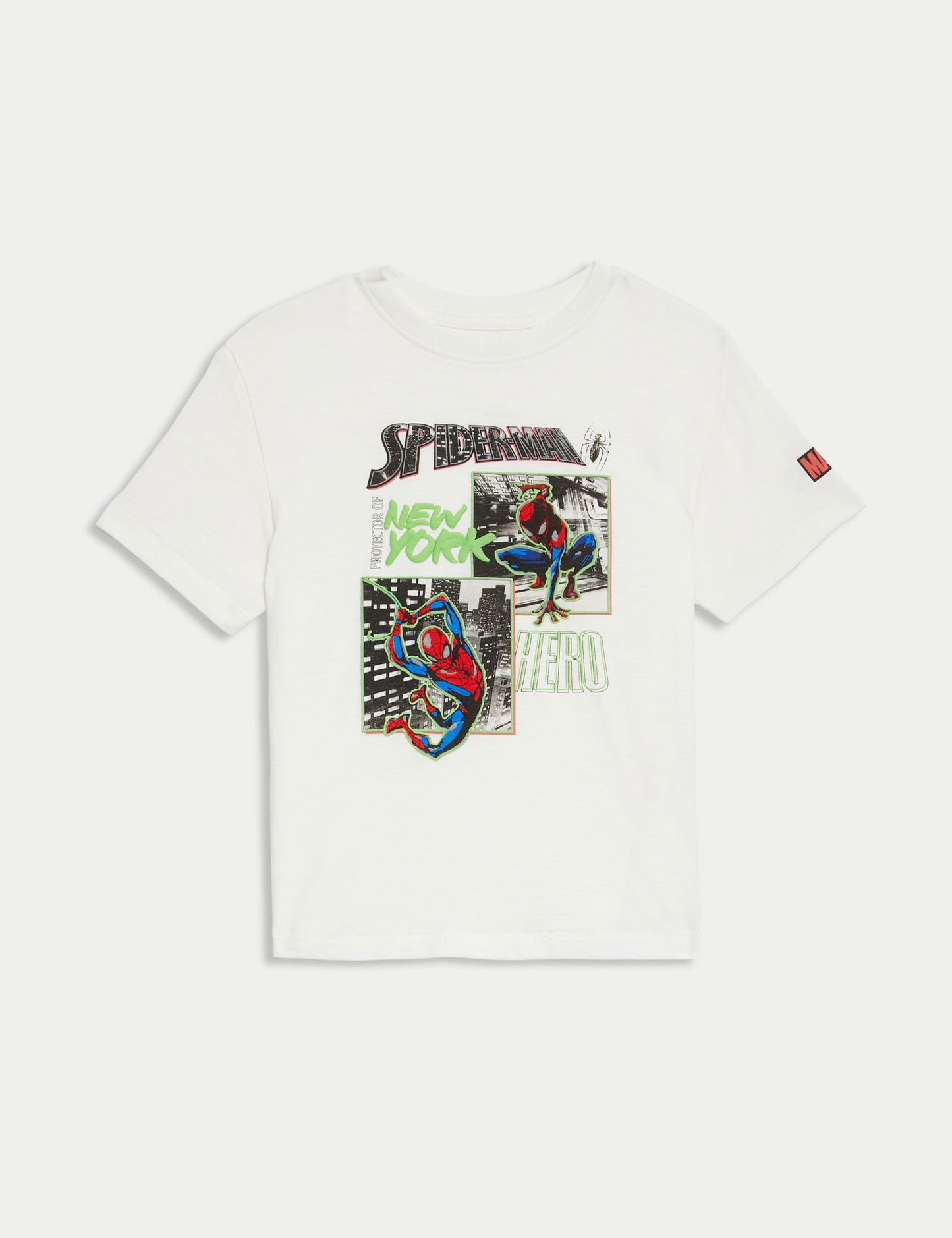 Saf Pamuklu Spider-man:trade_mark: T-shirt (2-7 Yaş)