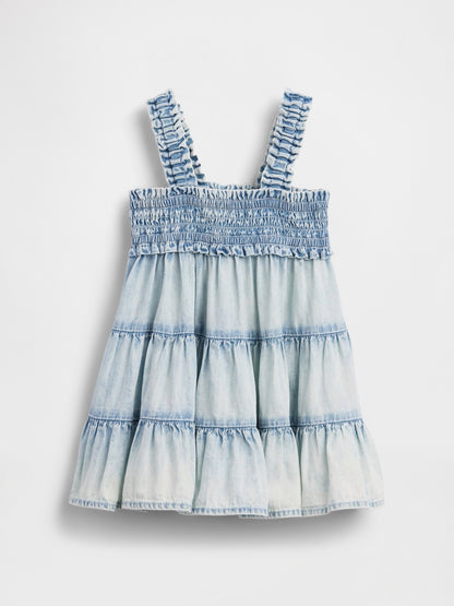 Mavi Denim Tiered Elbise