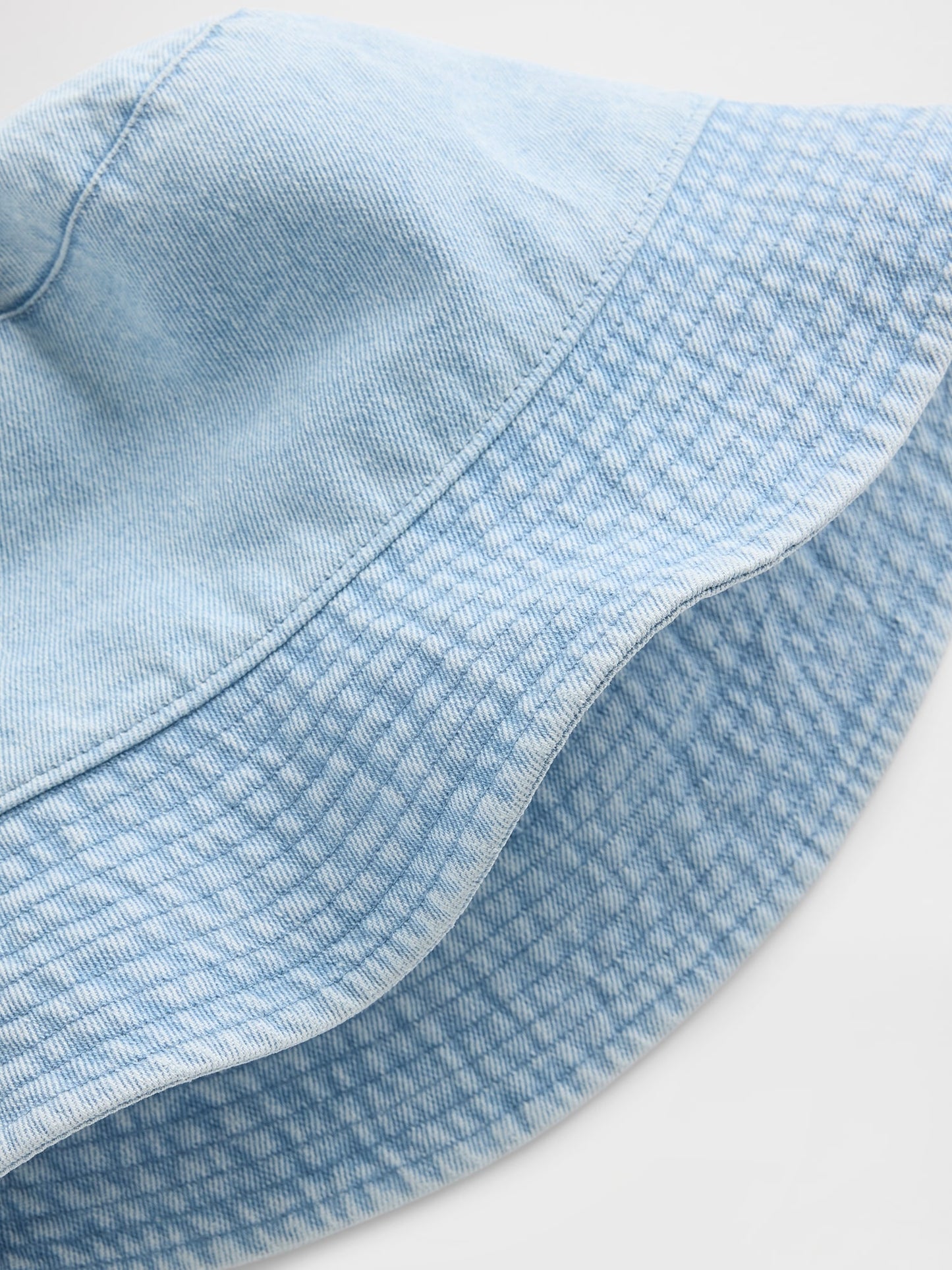 Açık Mavi Denim Bucket Şapka