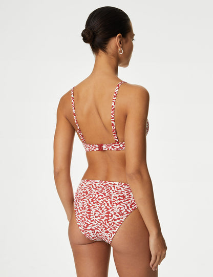 Yüksek Bel Desenli Bikini Altı