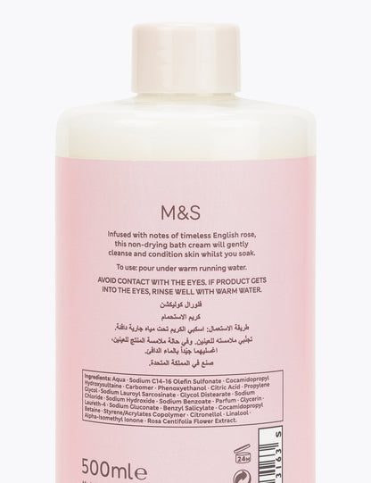 Rose Soothing Bath Cream 500 Ml