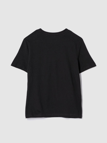 Siyah Minecraft Grafikli T-shirt
