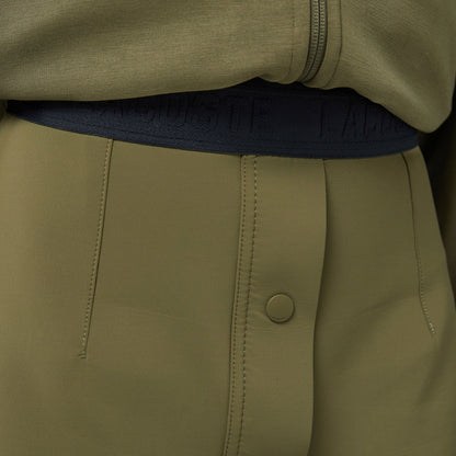 Lacoste Kadın Classic Fit Haki Etek