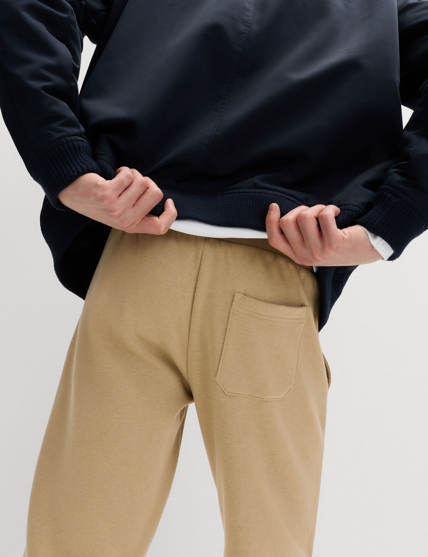 Elastik Bel Pamuk Karışımlı Jogger Pantolon