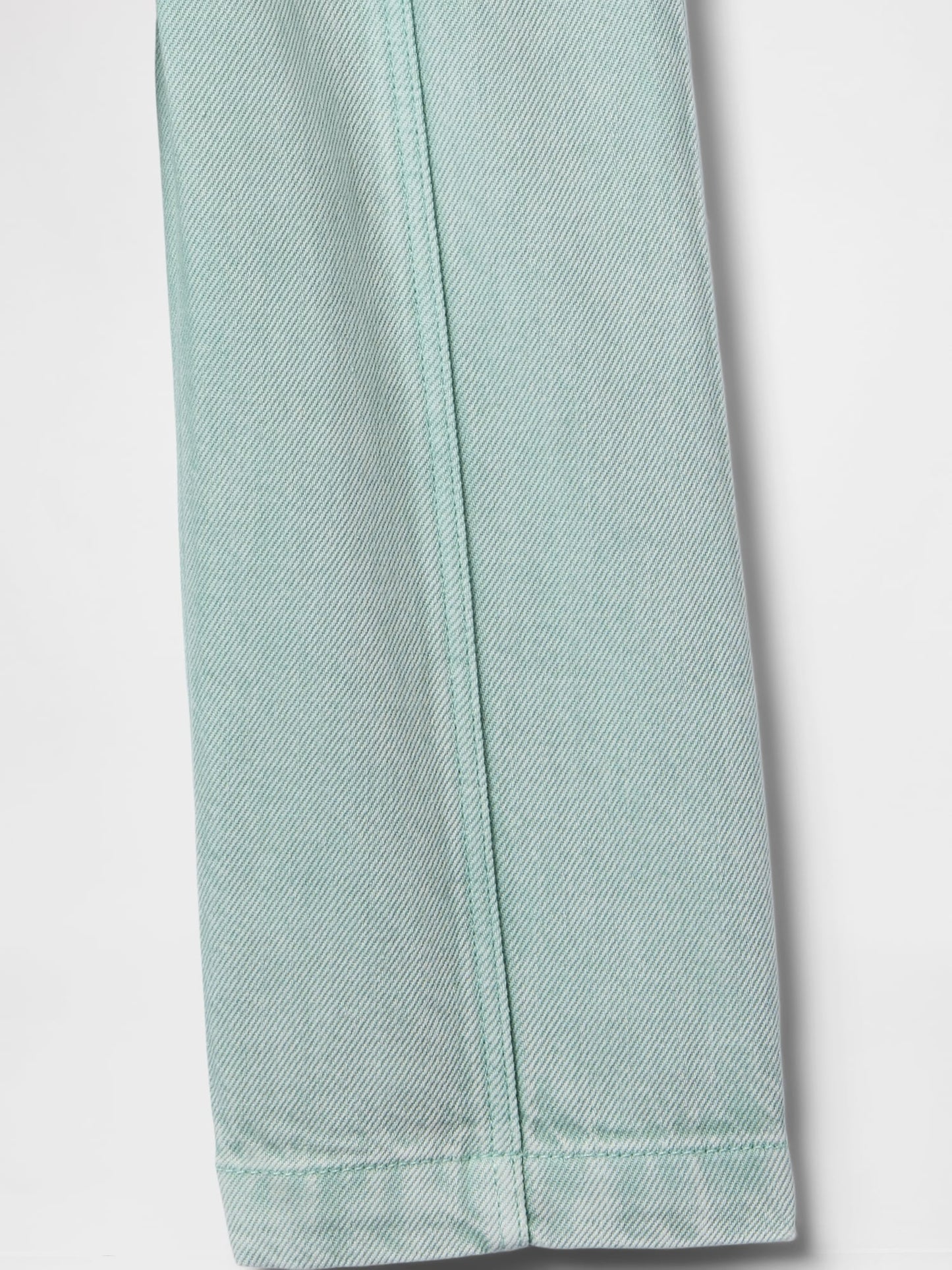 Açık Mavi Ultrasoft Pull-on Baggy Wide-leg Jean Pantolon