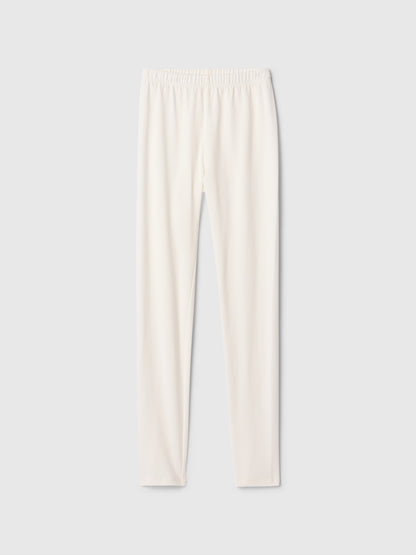 Kırık Beyaz Stretch Jersey Legging Tayt