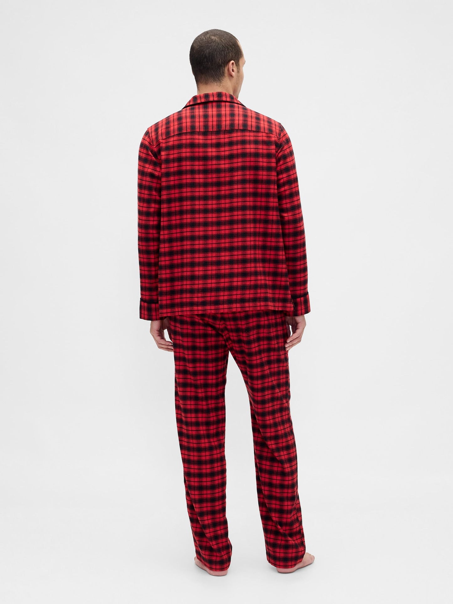Kırmızı Softest Flannel Pijama Takımı