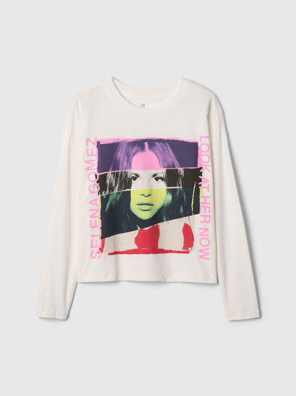 Beyaz Grafikli T-shirt