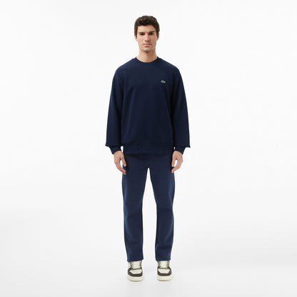 Lacoste Erkek Classic Fit Bisiklet Yaka Lacivert Sweatshirt