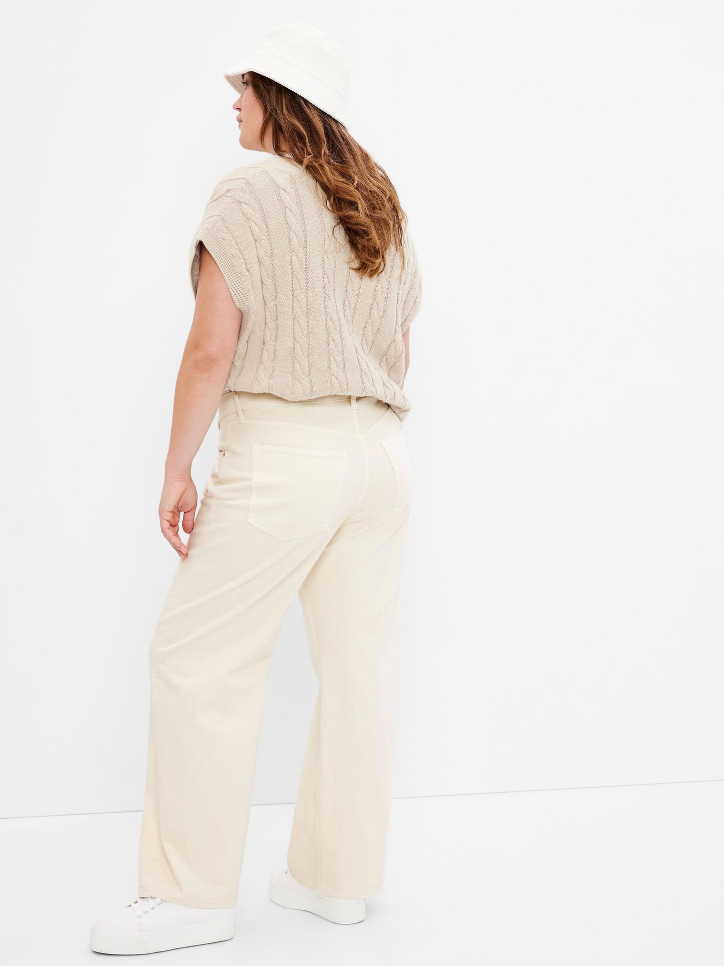 Bej Low Rise Stride Washwell™ Jean Pantolon